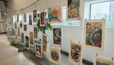 以艺术对话海洋：2024国际书画展在青岛西海岸开幕
