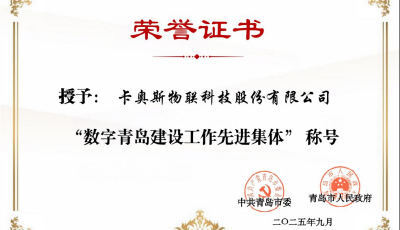 工業互聯網激活數字城市，卡奧斯獲數字青島建設工作先進集體