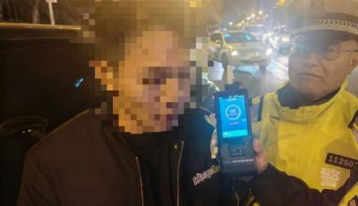 酒驾零容忍！市南公安交管凌晨夜查，一司机醉驾被查获