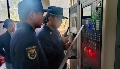 黃島消防大隊開展消防實戰演練