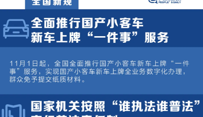 明天起，这些新规将影响你的生活