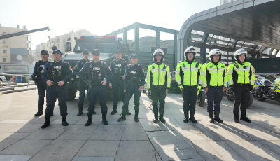 青島市北公安多警種聯(lián)動，上演公共安全“綜合課”