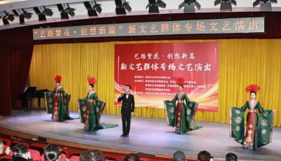 “艺路繁花·创想新篇” 新文艺群体专场文艺演出在青举办