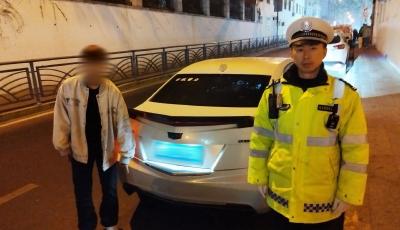 “冬季守护”进行时|青岛市北交警严查非法改装车