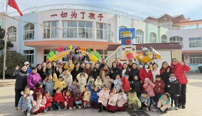 传统文化之花绽满校园——青岛福林小学举行庆元旦非遗活动