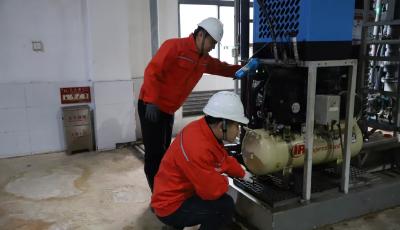 寒潮來襲！青島水務(wù)固廢滲瀝液公司打響抗雪防凍“保衛(wèi)戰(zhàn)”