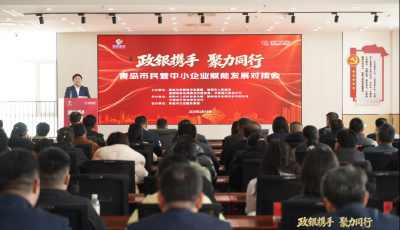 政銀協同賦能新發展 青島市民營中小企業對接會舉辦