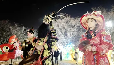 青島市第二屆太平山山會(huì)暨2026年中山公園新春非遺聯(lián)歡游園會(huì)啟幕