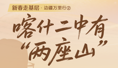 新春走基層·邊疆萬里行②｜喀什二中有“兩座山”