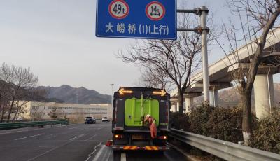 春節(jié)在崗保暢通 青島市公路部門平安護(hù)路暖歸途