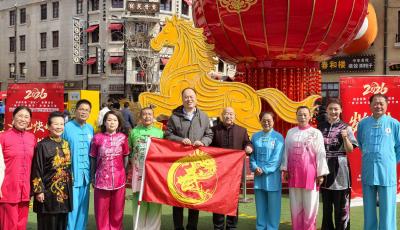 文化快闪进基层 省级非遗三铺龙拳亮相历史城区