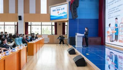 崂山区税务局“三进校园” 精准普法护航青年成长