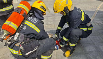 黃島消防大隊深入轄區單位開展消防安全演練